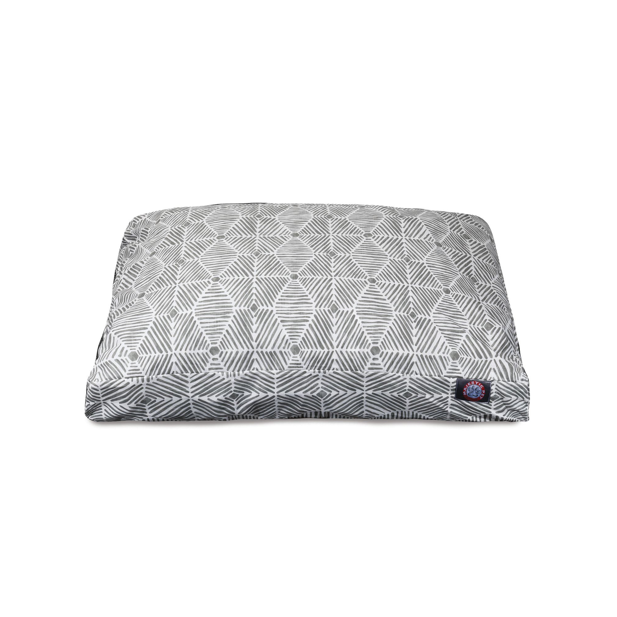 Charlie Orthopedic Memory Foam Geometric Pillow, Gray, Medium (29" W x 36" D x 5" H);