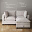 Canapé et repose-pieds 2 places Somerdale-1983559239