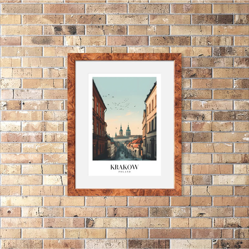 Krakow In Spring Art Print , 42cm H x 30cm W