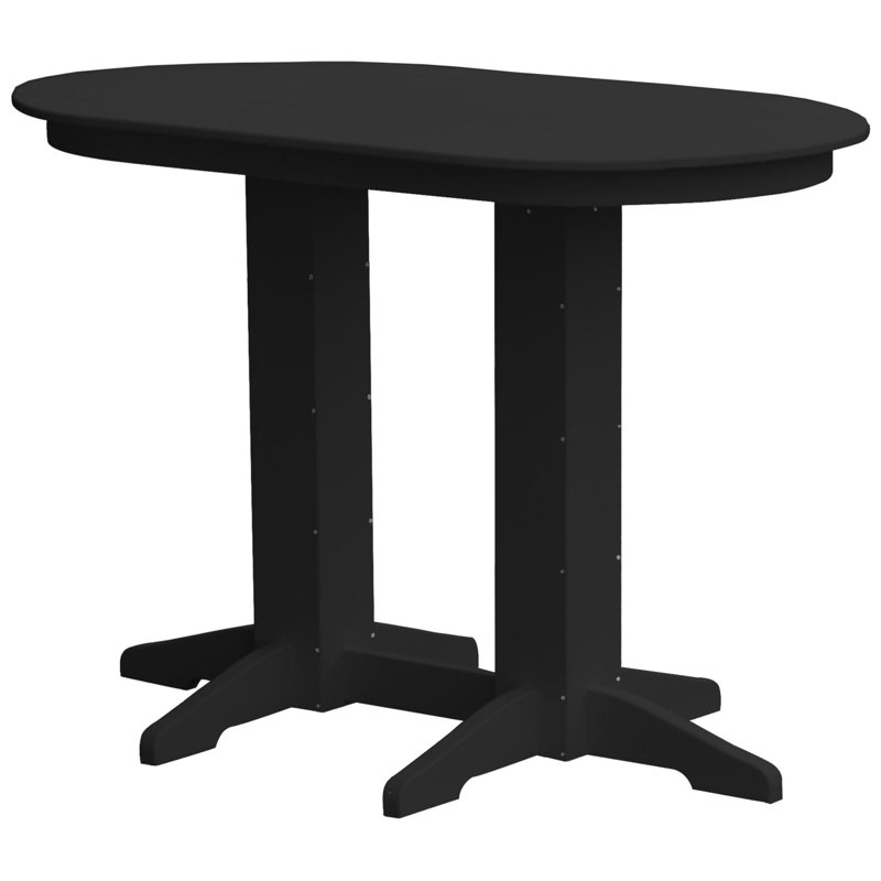 Table de bar Keystone Amish Co., 5 PIEDS, Black