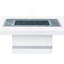 TABLE DE BAR ARIYA BLANC