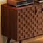 Buffet de rangement rétro en bois massif-1009140813