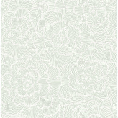 Periwinkle Floral Wallpaper Roll