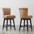 Aoibhne Swivel Upholstered Counter Stool-1263895271