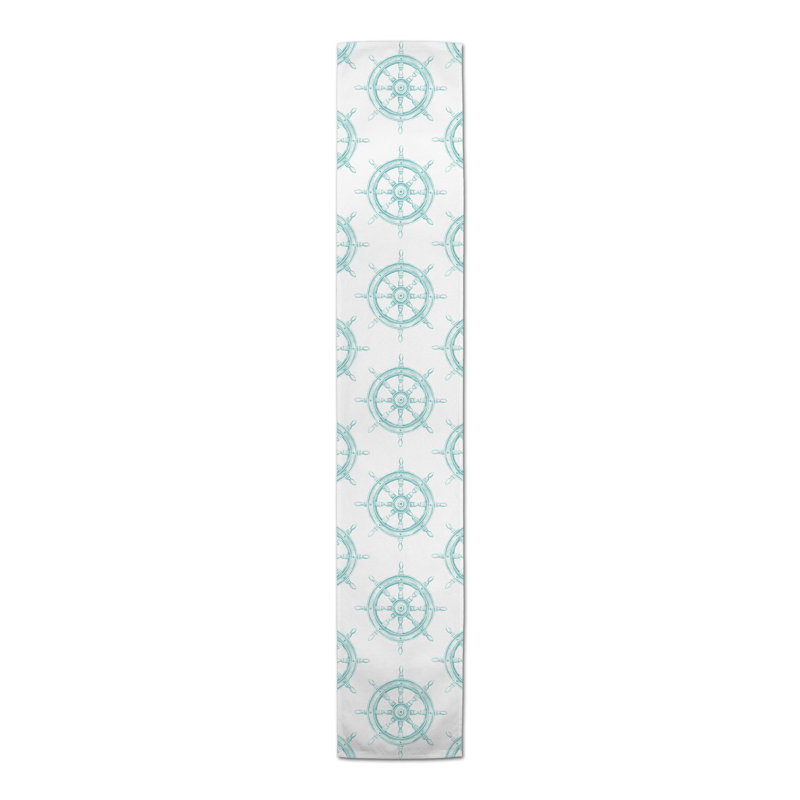 Chemin de table sarcelle, Bleu sarcelle, 90 po x 16 po, 17