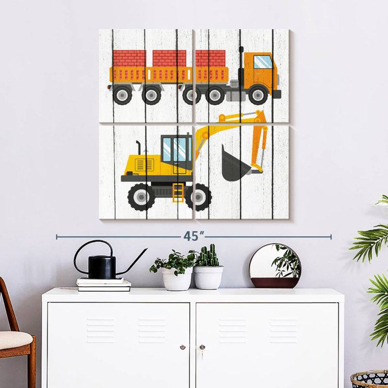 Ashelle Tractor And Trucks II, 32" H x 32" W