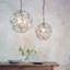 Amwell 3 - Light Antique Brass Sphere Pendant