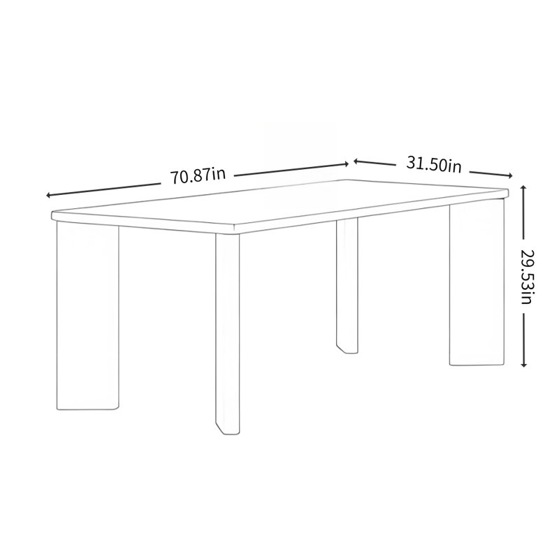 Modern, Simple and Creative Brown Dining Table
