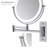Rechargeable Lighted Makeup Mirror, Double Sided Magnifying Wall Mirror