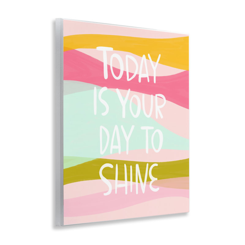 Pastel Day To Shine, plaque murale, design par Mandy Ford Art + Illustration