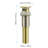 4 Inch 2 Handle Centerset Lead-Free Bathroom Faucet, Swivel Spout With Copper Pop Up Drain And 2 Water Supply Lines