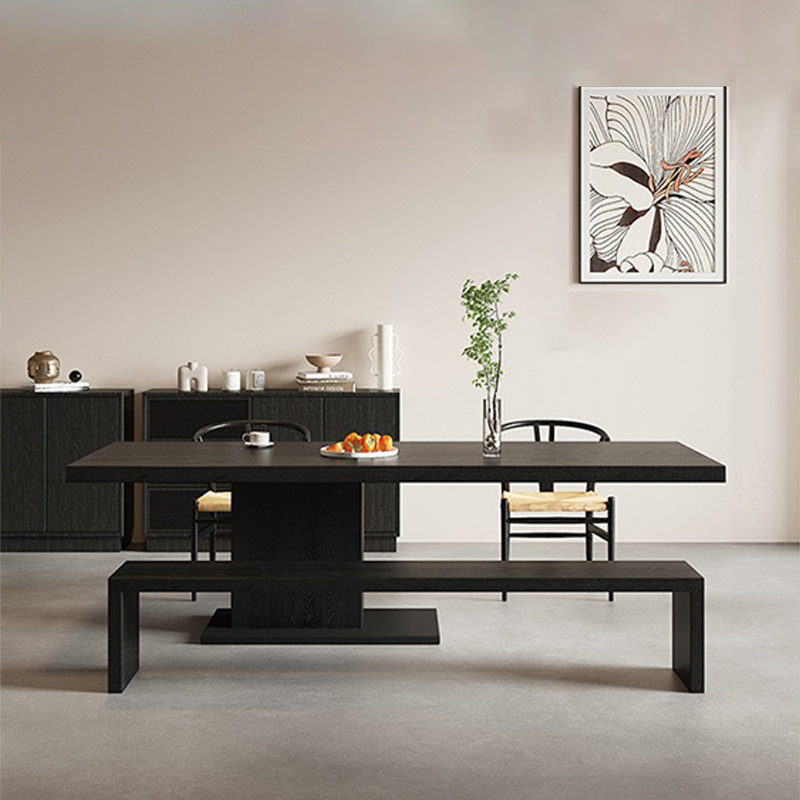 Ensemble de table multifonctionnel en bois massif, H 29,52 po x L 78,74 po x l 31,49 po