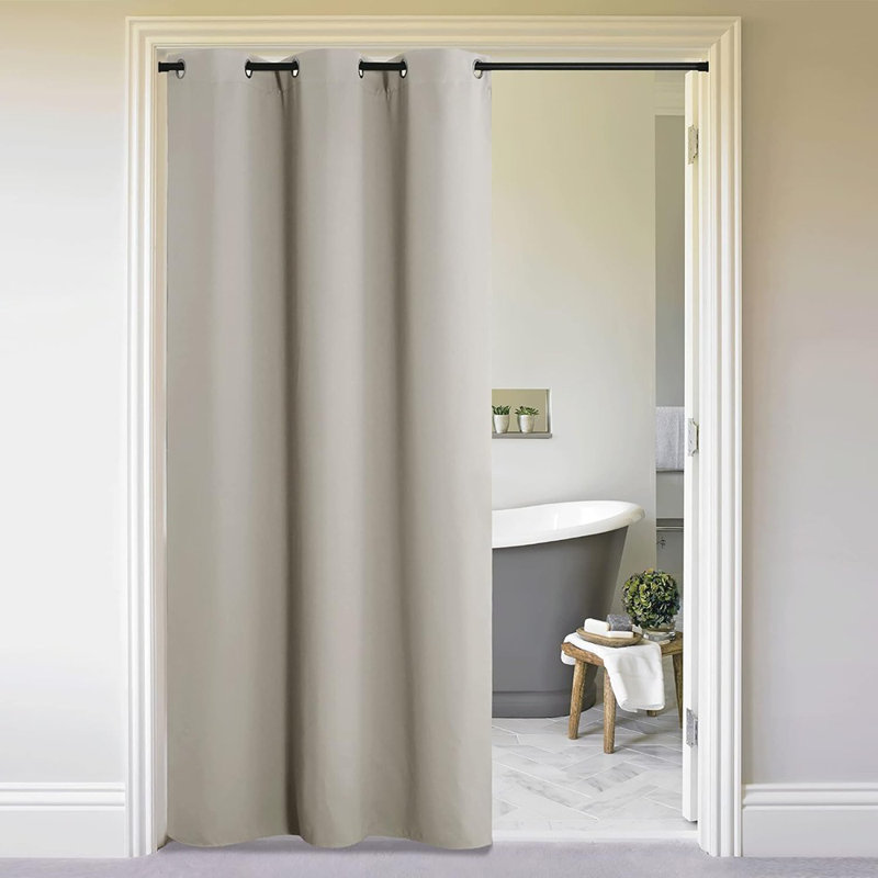 Rideau naturel pour l'intimité de la porte, rideaux 132 ...