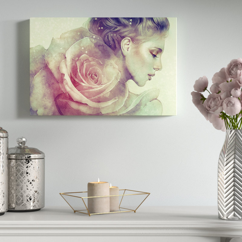 Juin, impression sur toile tendue, H 26 po x l 40 po x P 1,5 po, Pas de tapis, Toile tendue