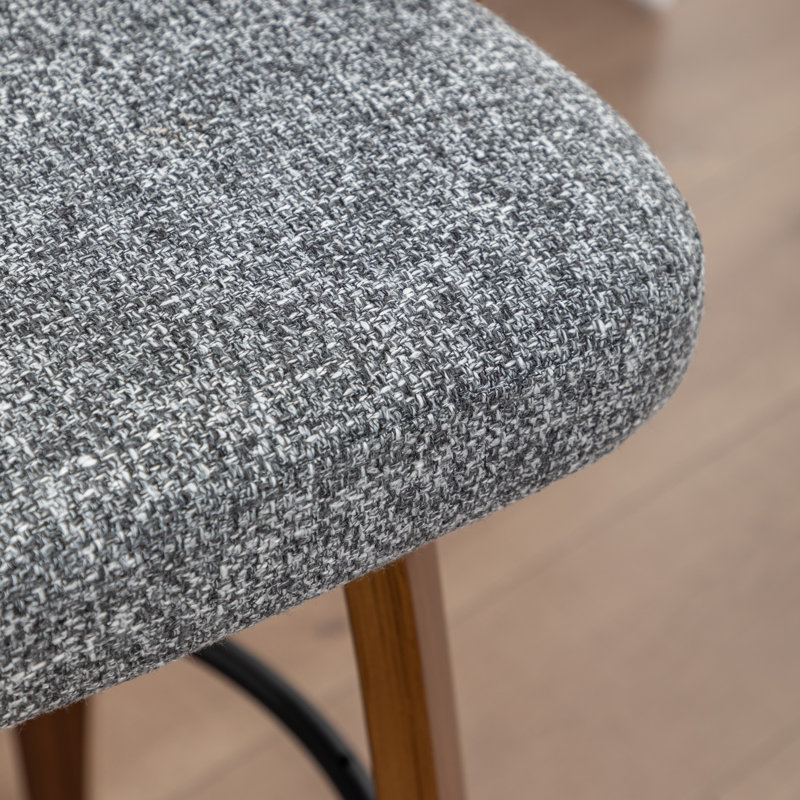 Drees Swivel Linen Fabric Counter Stool & Bar Stool, Counter Stool = 24.8” Seat Height 