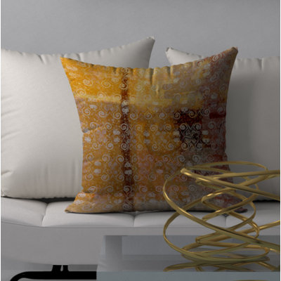 Damask Reversible Throw Pillow