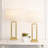 28.5" Metal Table Lamp Set With USB, Type-C Ports And Built-in Outlet -346653838