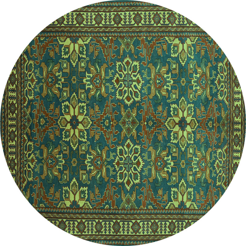 Arbesa Oriental Indoor Rug, Round 3'