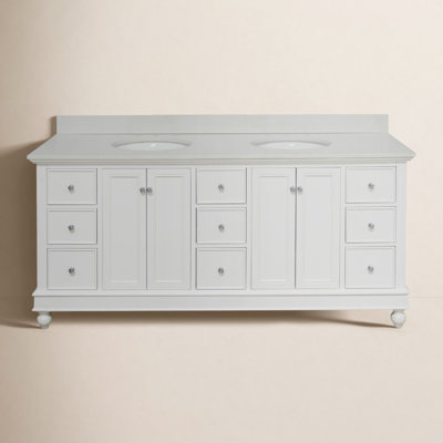 Ferdinand 72'' Double Bathroom Vanity with Top