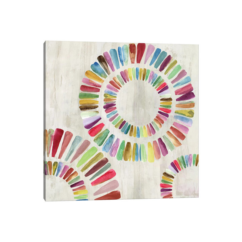 Fun Rings II by Aimee Wilson - Wrapped Canvas Painting, 30.48 cm H x 30.48 cm W