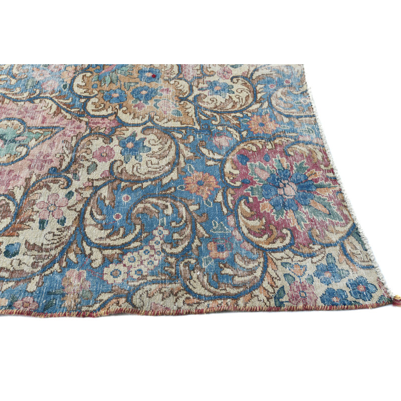 Tapis oriental rouge unique 10X13 One-of-a-Kind