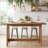 63" Solid Wood Bar Table, Rectangular Counter Height Dining Table, High Top Pub Table for Kitchen, Home Bar Unit