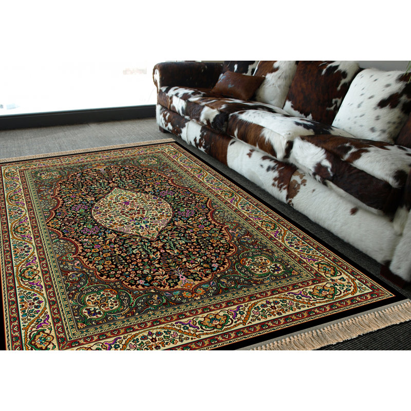 Oriental Wool Area Rug, Rectangle 120 x 160cm