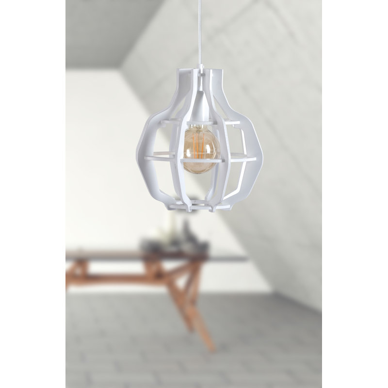 Viramontes 1 - Light Single Pendant, White