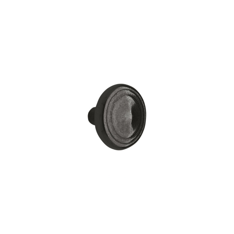 Roswell Bronze Round Knob, White Bronze Medium