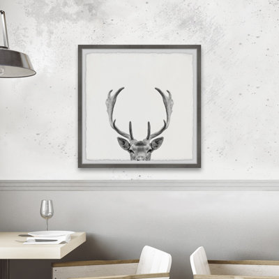 Giant Antlers 1 Piece Single Picture Frame Wall Art