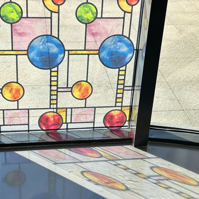 Static Cling Window Decal Colorful Reflections In The Sunlight