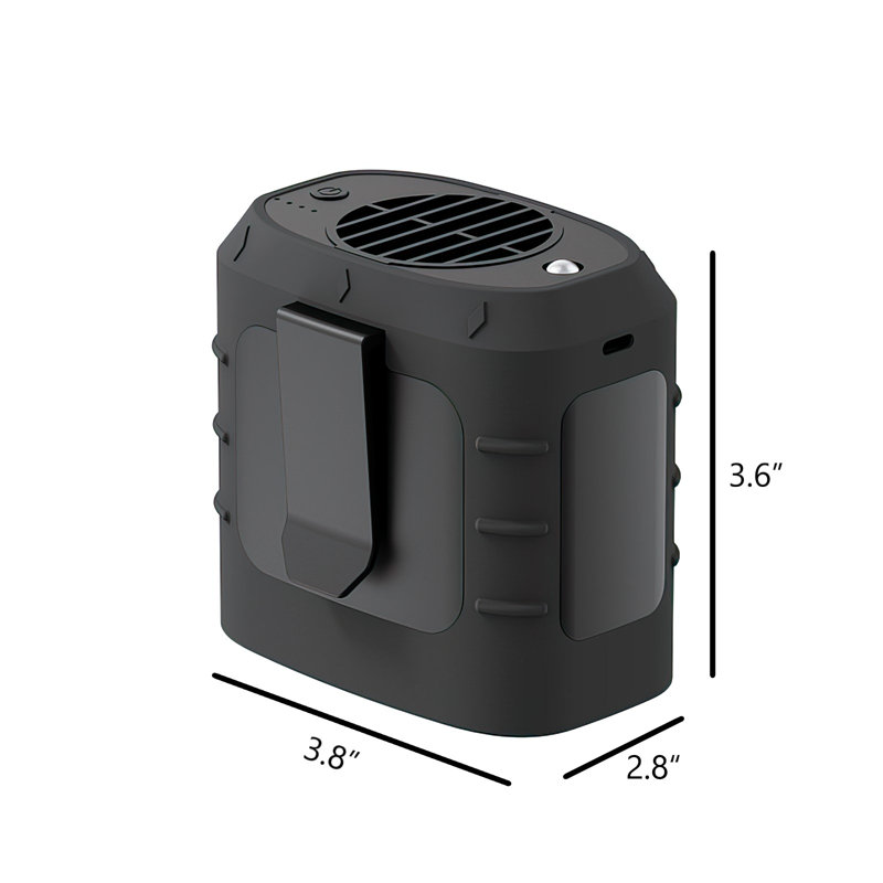 Ventilateur personnel EP Designlab LLC, Noir
