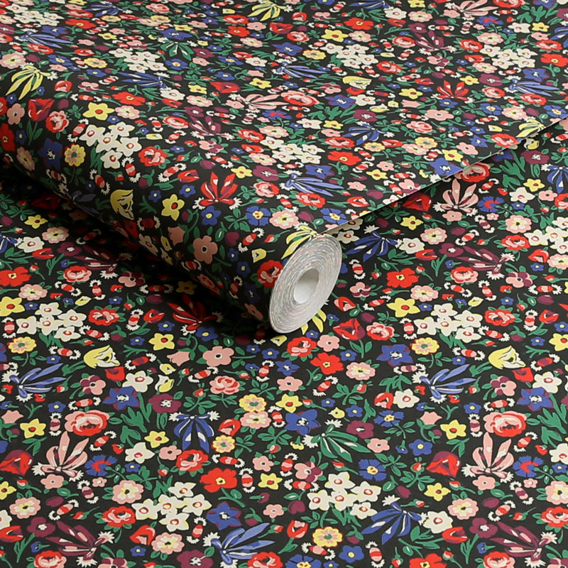 Cath Kidston Harmony Ditsy Floral Wallpaper, Dark