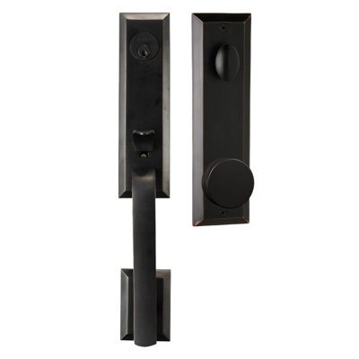 Bravura 971-947 Active Austin Handleset with Dallas Knob in Oil Rubbed Bronze