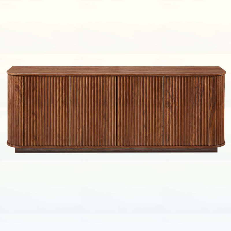 Buffet Cabinet for Multiple Room Use, Walnut
