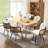 Boucle Upholstered Dining Chair-27307976-4553073