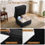 Repose-pieds carré avec rangement 27,2 po-372307249