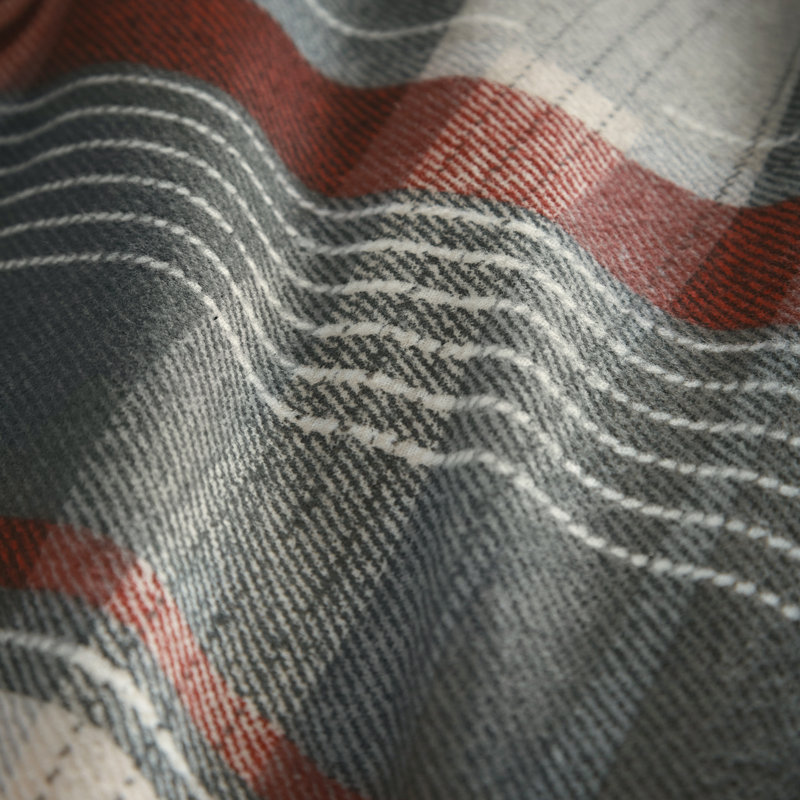 Freya Plaid Duvet Cover Set with Pillowcases, King Duvet Cover + 2 Standard Pillowcases