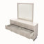 Commode 6 tiroirs avec miroir Eichen