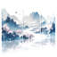 Paysage et nature, ensemble de 3 impressions d'art sur toile-1092545540