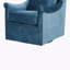 Fauteuil demi-tonneau pivotant en velours de 33,7 po de large Keaja-1305231585