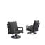 Hudson Outdoor Swivel Lounge Chair-1734915021