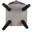 11.4" X 13" 22.4" Greek Planter With Legs - Gray Magnesium Oxide For Interior & Exterior Pleasure 11.4X13x22.4 Inches Statue Made Of