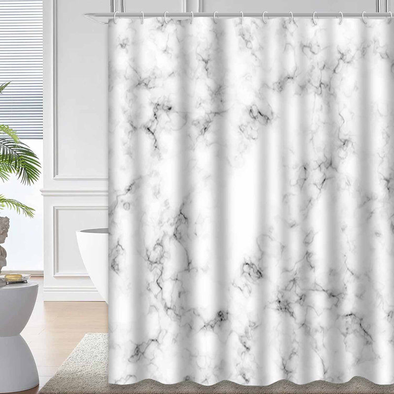 Rideau de douche Marble, L 72 po x l 84 po