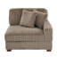 Upholstered Side Chair with Footstool-267339698