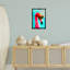  «Flamingo Basking in Bokeh», toile flottante encadrée par Graffi *ee Studios-2084187074-2084187075