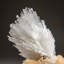 Scolecite on Stilbite from Nasik District, Maharashtra, India (131.7 Grams)