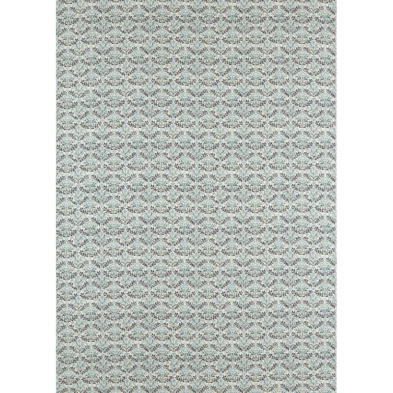 The Little Book of Morris Bellflowers Fabric, Mineral Blue