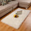 Eversole Handmade Shag Retangular White Rug-774972455