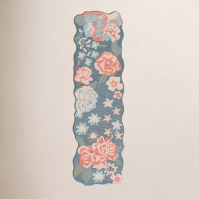 Hand-Tufted Wool Floral Rug